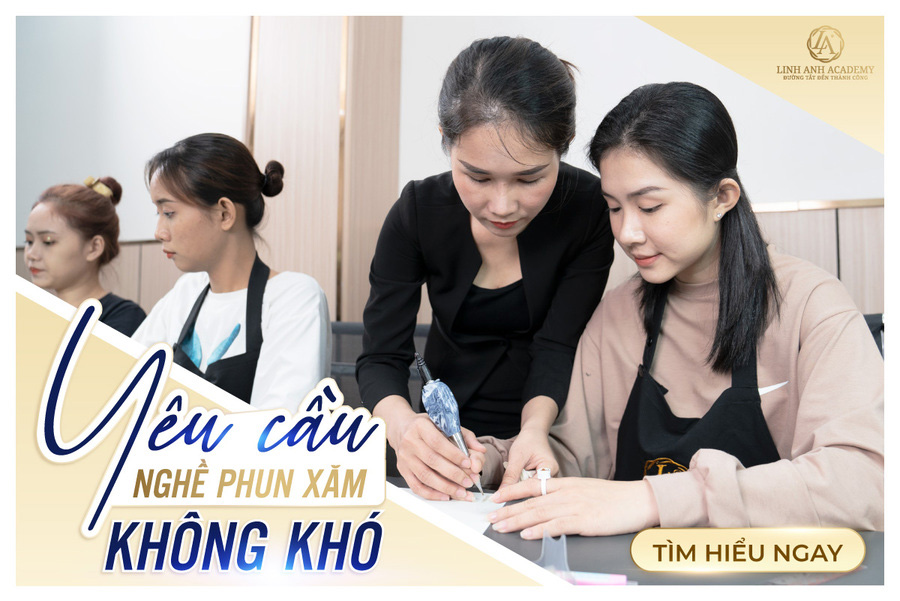 học xăm môi mày có khó không.