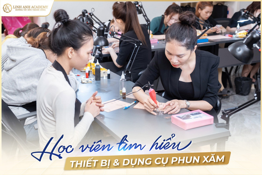 dụng cụ học phun xăm cho người mới bắt đầu