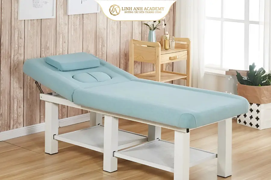 kích thước giường massage spa