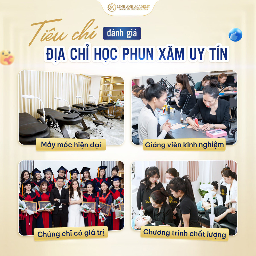 Top 17 địa chỉ học phun xăm uy tín nhất tại TPHCM