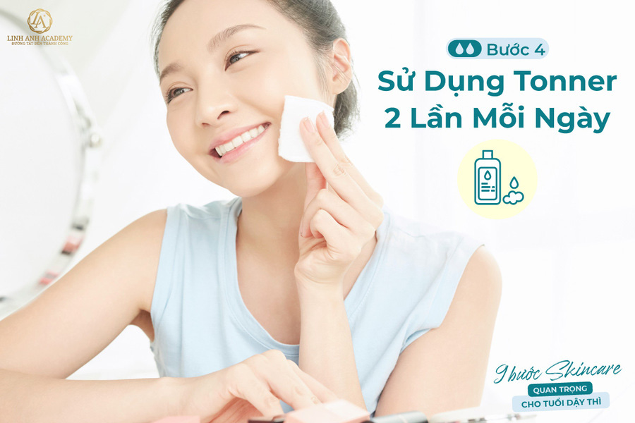 Bật mí 9 bước skincare "thần thánh" dành cho tuổi dậy thì! 3 quy trình các bước skincare cho tuổi dậy thì