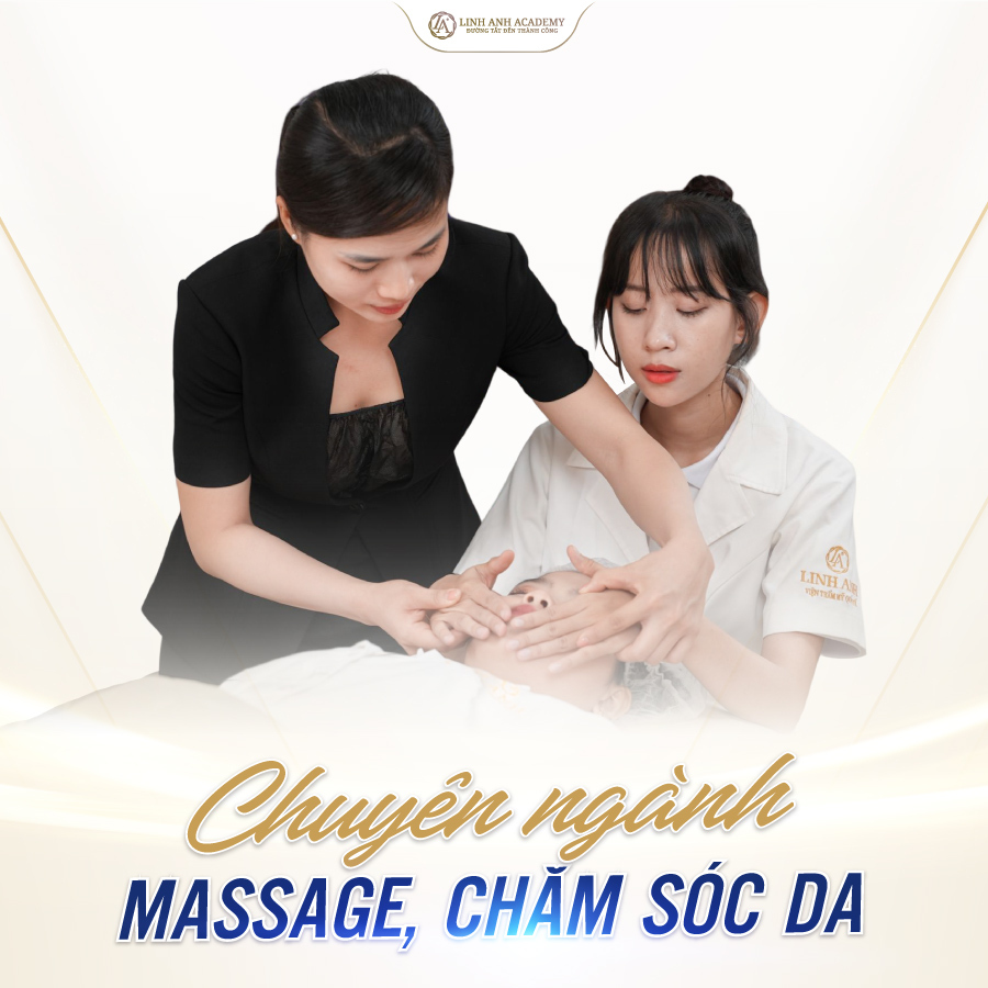 học phí ngành chăm sóc sắc đẹp chuyên ngành massage